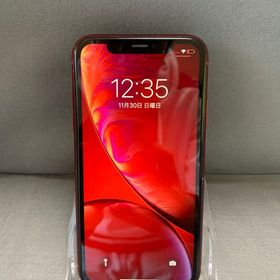中古 国内版 SIMフリー iPhoneXR 64GB レッド色
