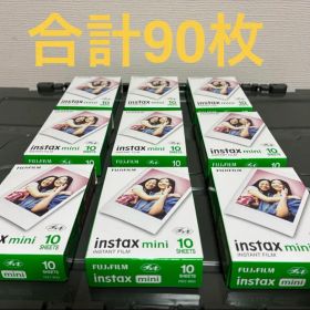 instax mini jp1 チェキフィルム 90枚セット 外箱上部開封品
