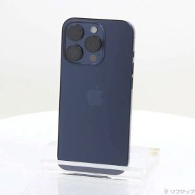 〔中古品〕 iPhone15 Pro 128GB ブルーチタニウム MTUA3J／A SIMフリー【377】