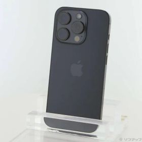 〔中古品〕 iPhone15 Pro 256GB ブラックチタニウム MTUC3J／A SIMフリー【297】