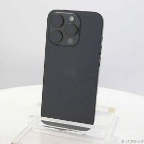 〔中古品〕 iPhone15 Pro 256GB ブラックチタニウム MTUC3J／A SIMフリー【368】