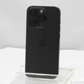 〔中古品〕 iPhone15 Pro 256GB ブラックチタニウム MTUC3J／A SIMフリー【371】
