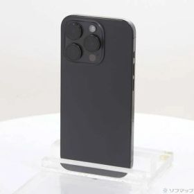 〔中古品〕 iPhone15 Pro 256GB ブラックチタニウム MTUC3J／A SIMフリー【269】