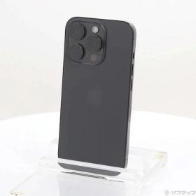 〔中古品〕 iPhone15 Pro 256GB ブラックチタニウム MTUC3J／A SIMフリー【349】