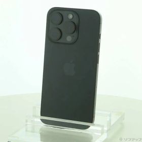〔中古品〕 iPhone15 Pro 256GB ブラックチタニウム MTUC3J／A SIMフリー【297】