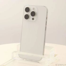 〔中古品〕 iPhone15 Pro 256GB ホワイトチタニウム MTUD3J／A SIMフリー【352】