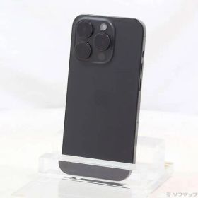〔中古品〕 iPhone15 Pro 128GB ブラックチタニウム MTU73J／A SIMフリー【276】