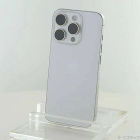 〔中古品〕 iPhone15 Pro 128GB ホワイトチタニウム MTU83J／A SIMフリー【258】