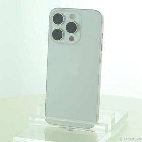 〔中古品〕 iPhone15 Pro 128GB ホワイトチタニウム MTU83J／A SIMフリー【262】