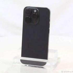 〔中古品〕 iPhone15 Pro 128GB ブラックチタニウム MTU73J／A SIMフリー【377】