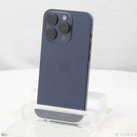 〔中古品〕 iPhone15 Pro 128GB ブルーチタニウム MTUA3J／A SIMフリー【377】