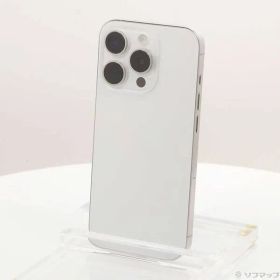 〔中古品〕 iPhone15 Pro 128GB ホワイトチタニウム MTU83J／A SIMフリー【305】