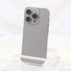 〔中古品〕 iPhone15 Pro 128GB ナチュラルチタニウム MTU93J／A SIMフリー【276】