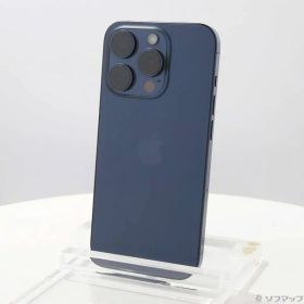 〔中古品〕 iPhone15 Pro 128GB ブルーチタニウム MTUA3J／A SIMフリー【349】