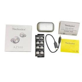 【中古品】Panasonic Technics テクニクス 完全ワイヤレスイヤホン EAH-AZ100 シルバー 箱有 動作未確認 A100476RL