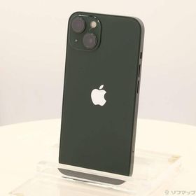 〔中古〕Apple(アップル) iPhone13 128GB グリーン MNGG3J／A SIMフリー 〔ネットワーク利用制限▲〕〔344-ud〕