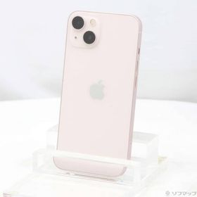 〔中古〕Apple(アップル) iPhone13 128GB ピンク MLNE3J／A SIMフリー 〔ネットワーク利用制限▲〕〔262-ud〕