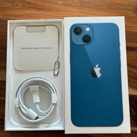 【美品】Apple iPhone 13 ブルー SIMフリー 箱あり