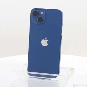 〔中古品〕 iPhone13 128GB ブルー MLNG3J／A SIMフリー【377】