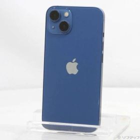 〔中古品〕 iPhone13 128GB ブルー MLNG3J／A SIMフリー【348】