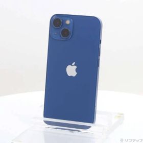〔中古品〕 iPhone13 128GB ブルー MLNG3J／A SIMフリー【258】