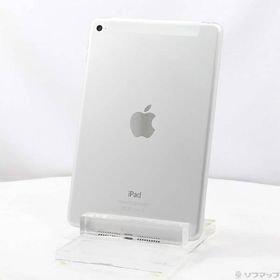 〔中古〕Apple(アップル) iPad mini 4 16GB シルバー MK702J／A docomoロック解除SIMフリー〔349-ud〕