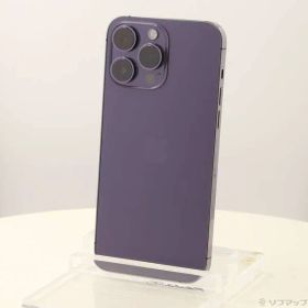 〔中古品〕 iPhone14 Pro Max 128GB ディープパープル MQ993J／A SIMフリー【377】