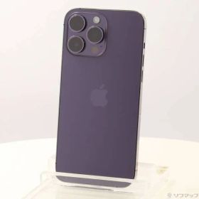 〔中古品〕 iPhone14 Pro Max 128GB ディープパープル MQ993J／A SIMフリー【269】