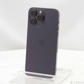 〔中古品〕 iPhone14 Pro Max 256GB ディープパープル MQ9E3J／A SIMフリー【344】