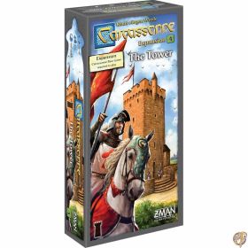 【300円クーポン配信中】カルカソンヌ タワーボードゲーム 拡張 - 新次元の空に手を伸ばせ!子供と大人のための中世の戦略ゲーム、対象年齢7歳以上、2-6人用、45分のプレイ時間、Z-Man Games製