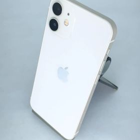 【中古・バッテリー劣化・フレームキズ有】iPhone 12 mini 128GB ホワイト simロック解除済