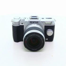 【中古】 (ペンタックス) PENTAX ペンタツクス Q10 ズームレンズキツト シルバー【中古カメラ デジタル一眼】 ランク：B