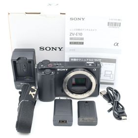 ★美品★ SONY ソニー VLOGCAM ZV-E10 ボディ ブラック(ミラーレス一眼)