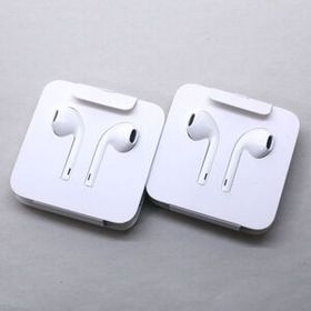 110a 送料無料 未使用? 現状 2個 Apple EarPods Ear Pods Lightning コネクター 純正 iPhone 付属品 有線 イヤホン アップル 変換 ③