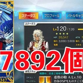 L新商品__石7892個_ レベル120ソロモン宝具5__黒の聖杯3枚 | FGOのアカウントデータ、RMTの販売・買取一覧