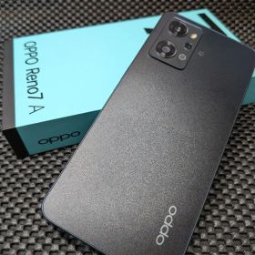 【美品】SIMフリー OPPO Reno7 A ブラック おまけ付