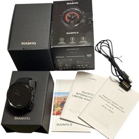 SUUNTO9 GEN1 BARO スント9 バロ ブラック スポーツウォッチ トレイルランニング スマートウォッチ GPS 登山