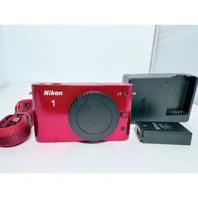 ニコン(Nikon)の僅か1987ショット ニコン Nikon 1 J1 ボディ レッド(ミラーレス一眼)