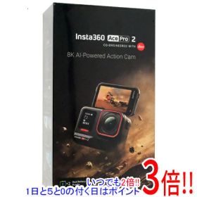【いつでも2倍！1日と5.0のつく日、18日は3倍！】Insta360 アクションカメラ Insta360 Ace Pro 2 デュアルバッテリーキット CINSBBGA-DB ブラック