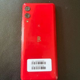 楽天hand5G128GB SIMフリークリムゾンレッド美品ほぼ新品