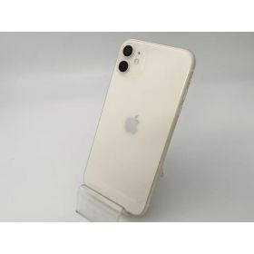 【中古】Apple au 【SIMロック解除済み】 iPhone 11 64GB ホワイト MHDC3J/A（後期型番）【大阪堂島】保証期間1ヶ月【ランクC】