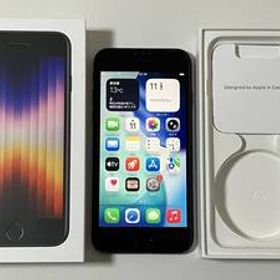 SIMフリー iPhoneSE3 128GB ミッドナイト シムフリー アイフォンSE iPhone SE 3 第三世代 第3世代 黒 SIMロックなし 本体 A2782 MMYF3J/A