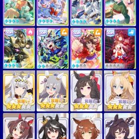 超激安 石11000以上 評価最強サポート.星3キャラ26体 シンデレラグレイ ほぼ初期垢 ↓詳細 | ウマ娘のアカウントデータ、RMTの販売・買取一覧