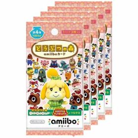 どうぶつの森amiiboカード第4弾(5パックセット)