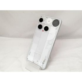 【中古】【赤ロム保証あり】NOTHING 楽天モバイル 【SIMフリー】 Nothing Phone (3) ホワイト 12GB 256GB【戸塚】保証期間１ヶ月【ランクA】