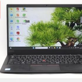 中古良品 フルHD 14型 Lenovo ThinkPad X1 Carbon Windows11 八世代 i5-8250u 8GB NVMe 256GB-SSD カメラ 無線 Office付 管:1821r