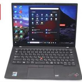 1032時間 中古美品 フルHD対応WUXGA 14型 Lenovo ThinkPad X1 Carbon Windows11 10コア 第12世代 i5-1235u 8GB 256GB-SSD カメラ 管:1438s