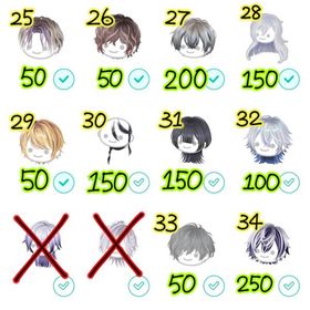 BOXX 髪 バラ売り まとめ売り ② 50円〜 | ピグパ(ピグパーティ)のアカウントデータ、RMTの販売・買取一覧