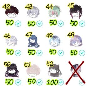 LUNA UNKNOWN 髪 まとめ売り バラ売り | ピグパ(ピグパーティ)のアカウントデータ、RMTの販売・買取一覧