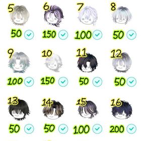 BOXX 髪 バラ売り まとめ売り ➀ 50円〜 | ピグパ(ピグパーティ)のアカウントデータ、RMTの販売・買取一覧